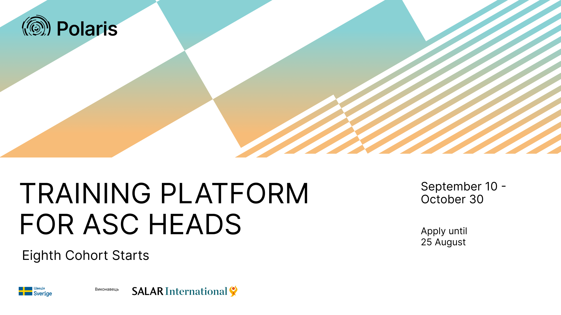 Training Platform for ASC Heads: Eighth Cohort Starts